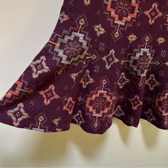 Pendleton ~ Wool Button Navajo Southwestern Vest AND Flare Midi Skirt in size 10 - Picture 9 of 13